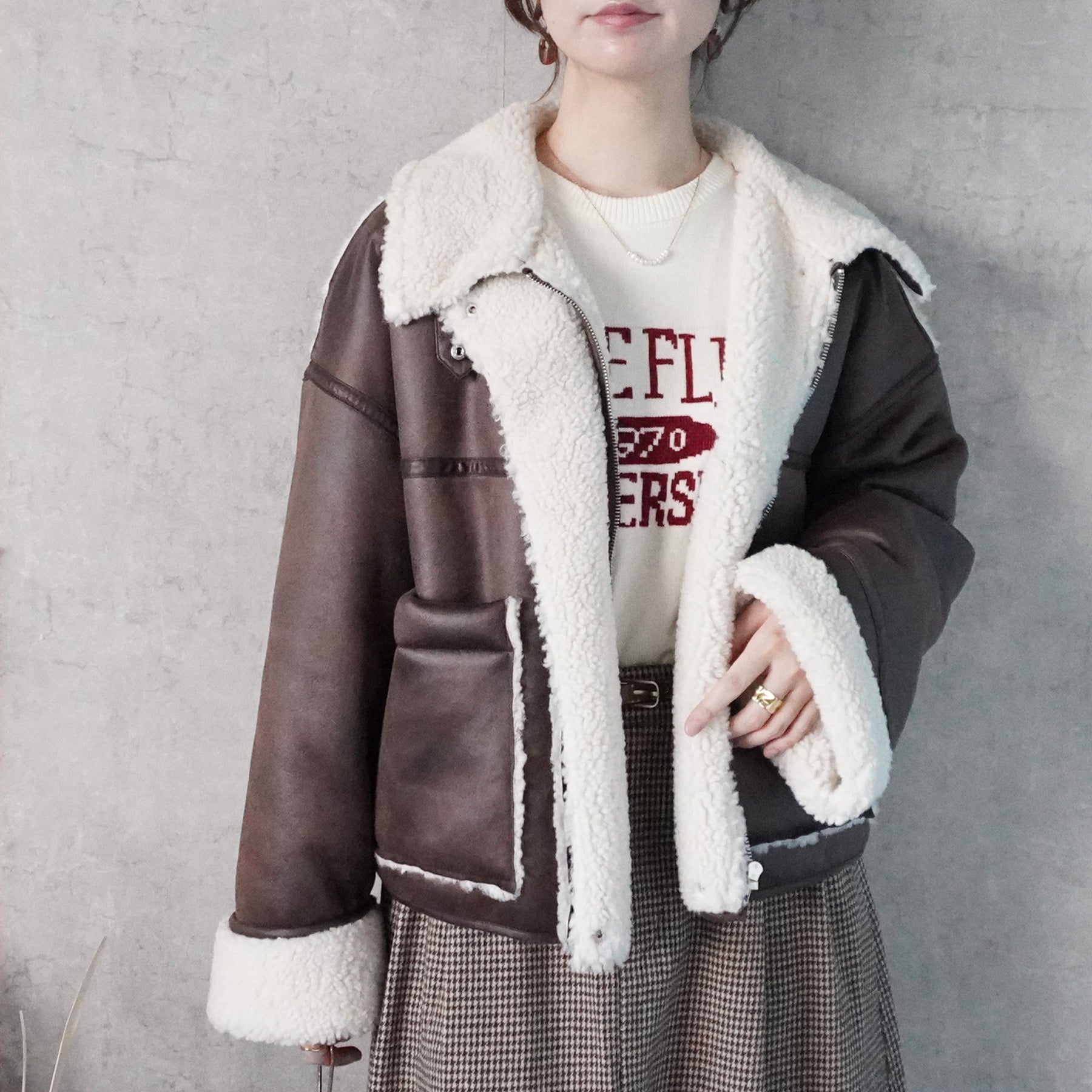 2WAYカラームートンジャケット/ セレクトリベリー – SELECT LEVERY