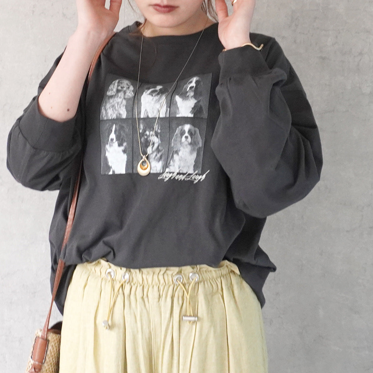 DOGフォトプリントロンT