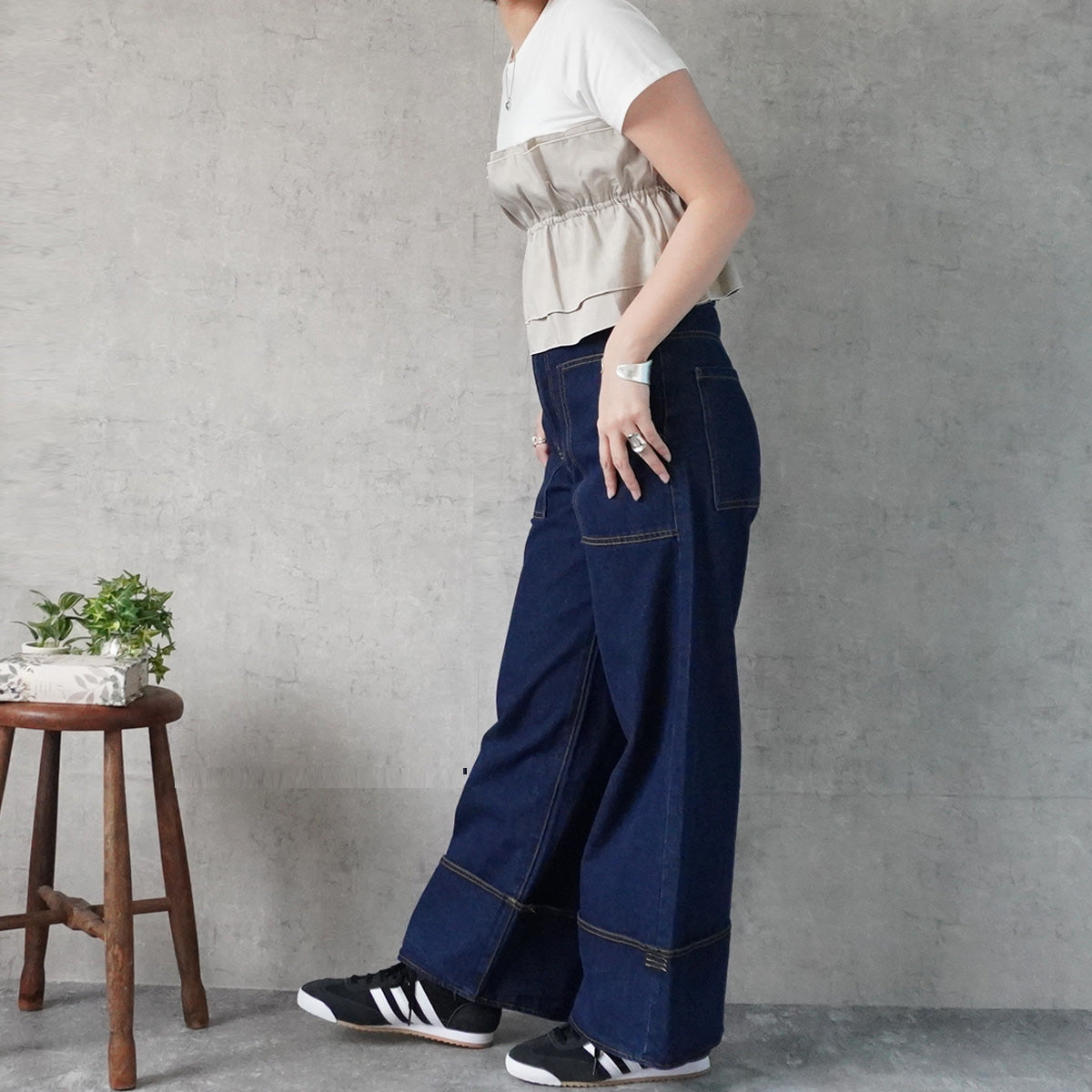 ビスチェレイヤード風半袖Tシャツ