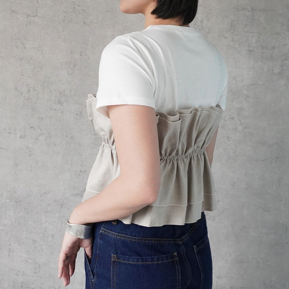 ビスチェレイヤード風半袖Tシャツ