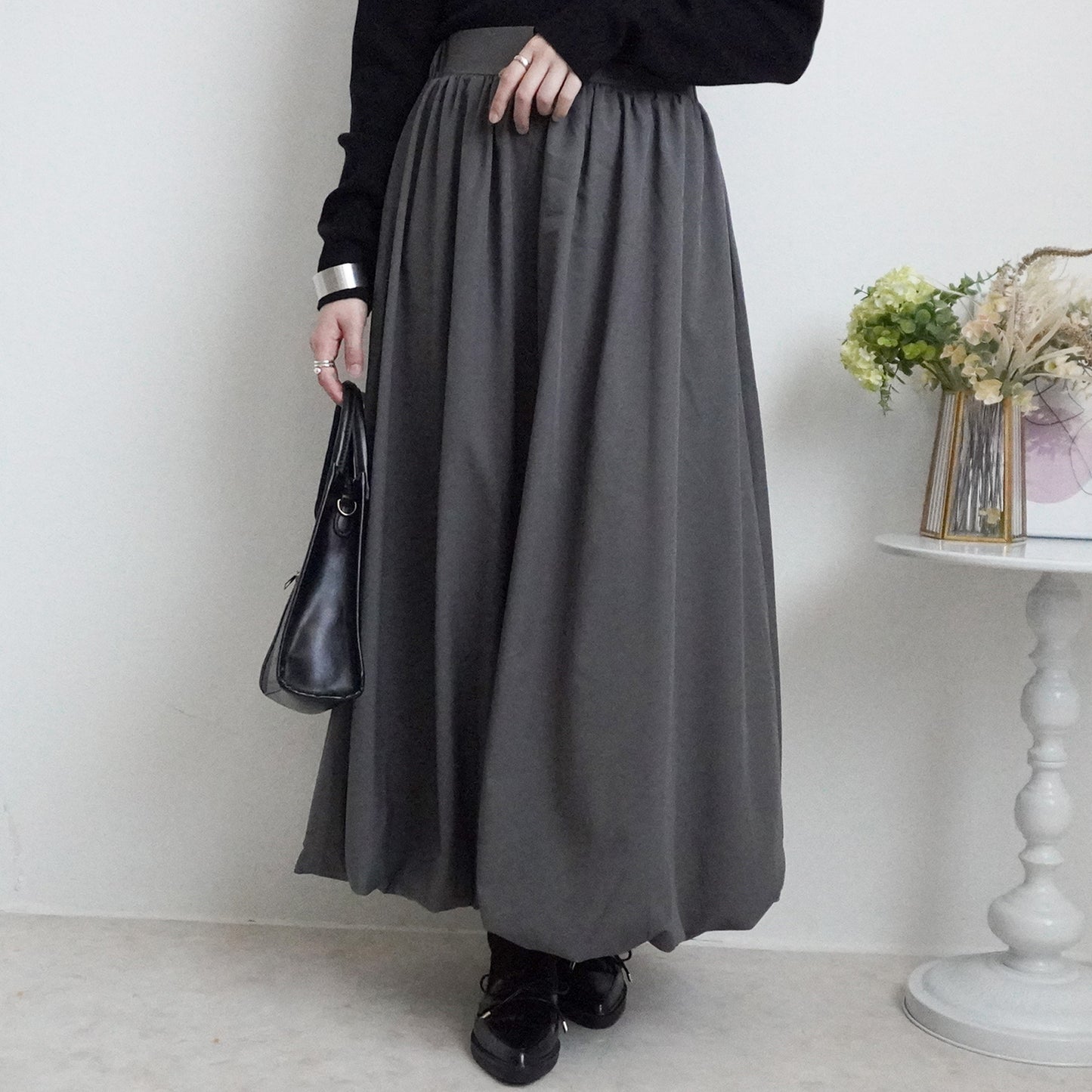 ボリュームバルーンスカート