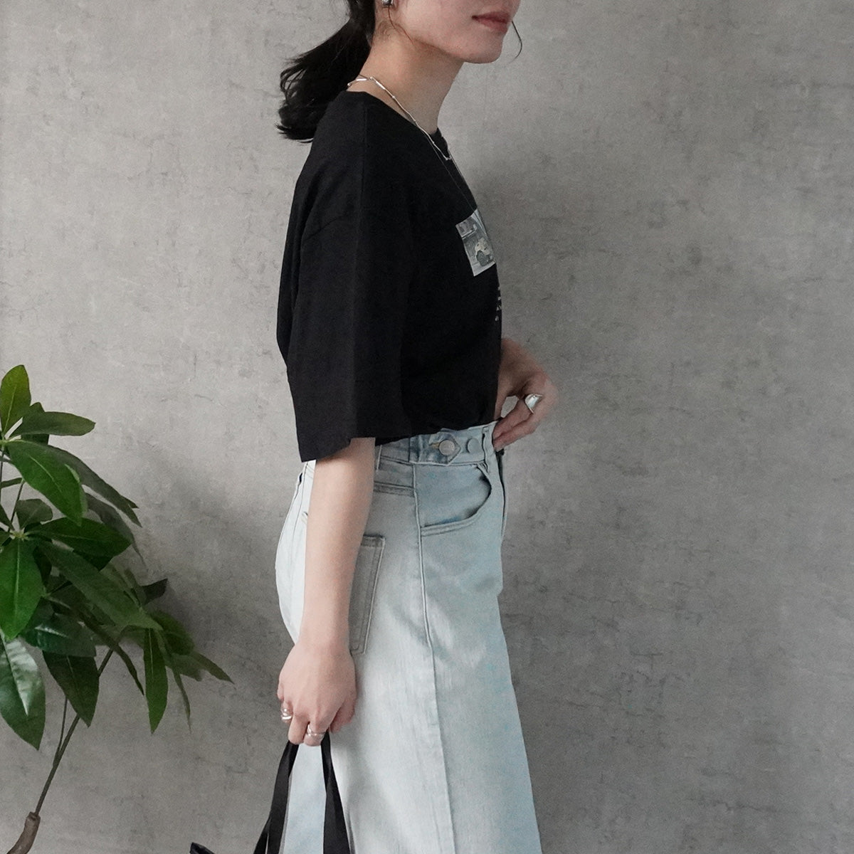 フォトプリント半袖Tシャツ