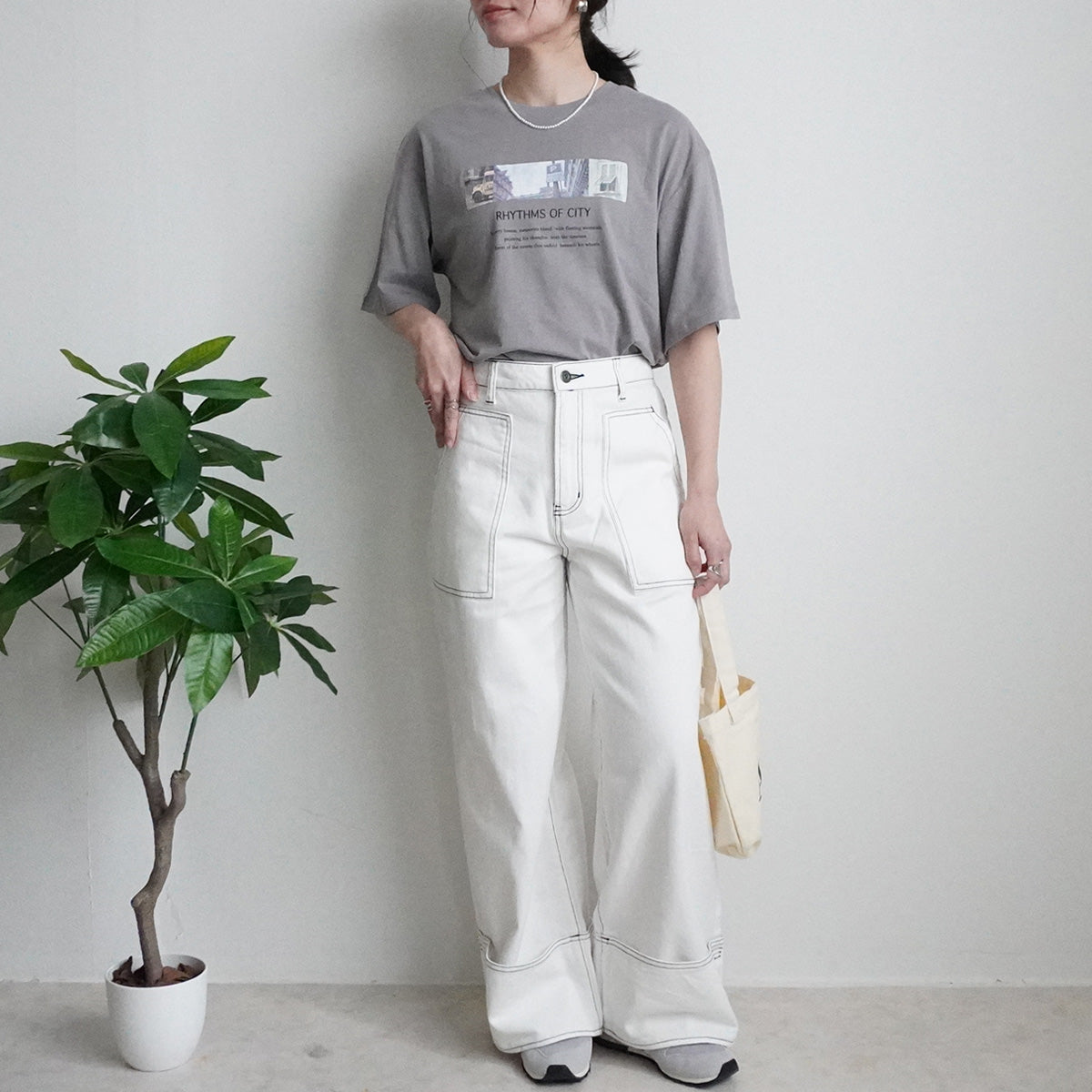 フォトプリント半袖Tシャツ