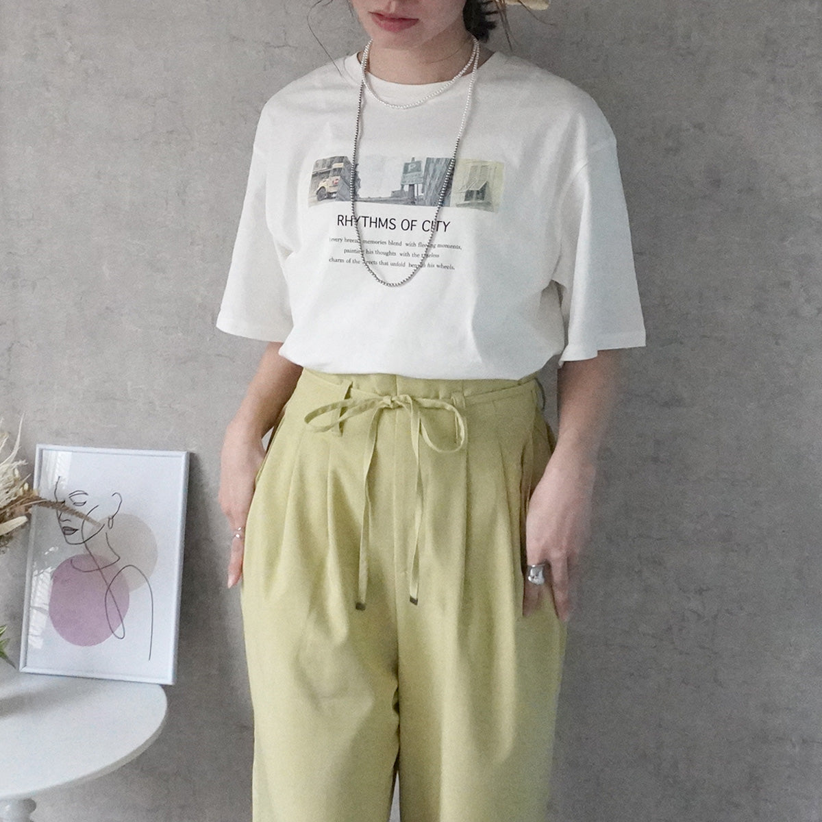 フォトプリント半袖Tシャツ