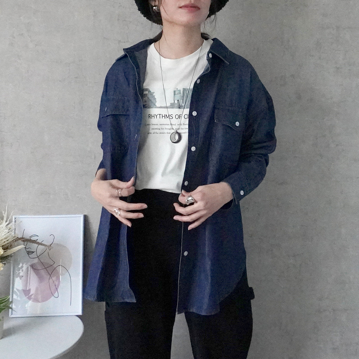 フォトプリント半袖Tシャツ