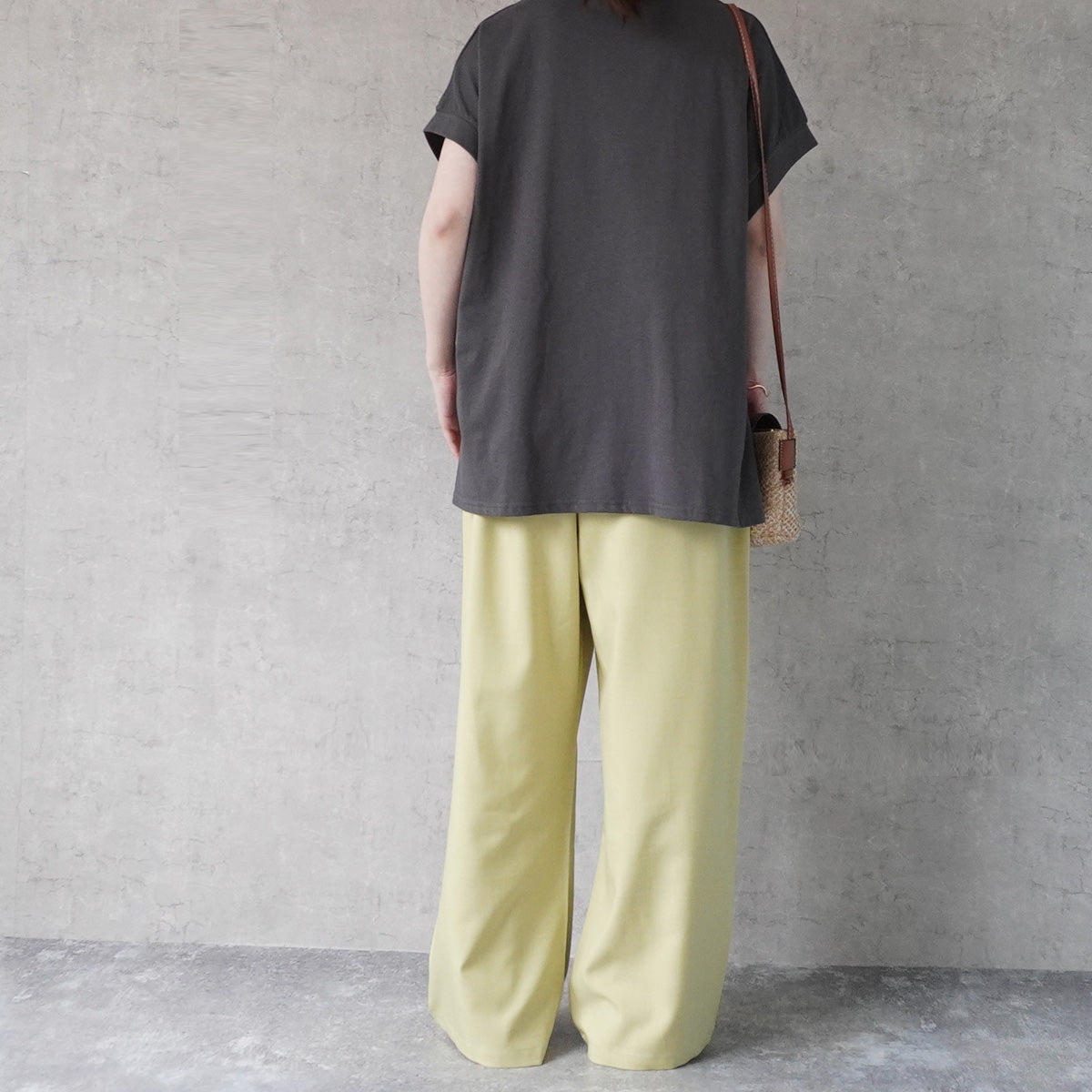 接触冷感フレンチスリーブTシャツ