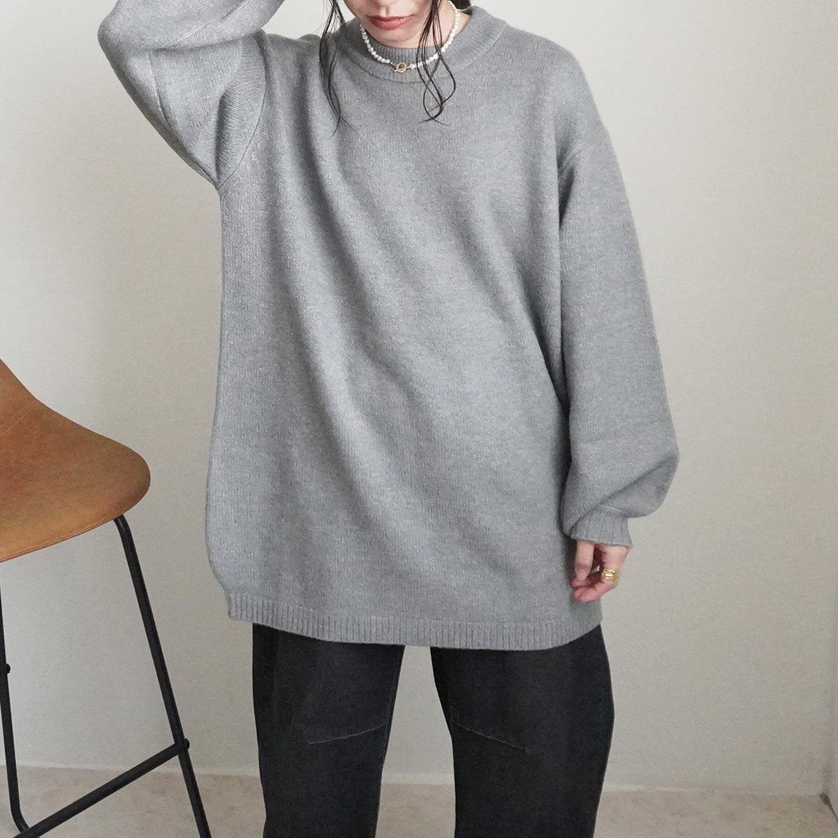 5GG天竺ニットプルオーバー