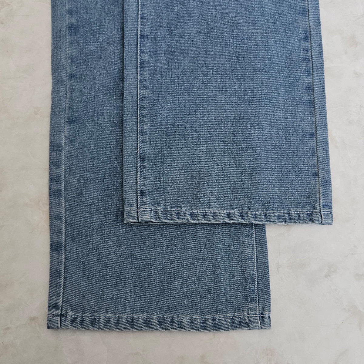 フロントポケットデニムワイドパンツ