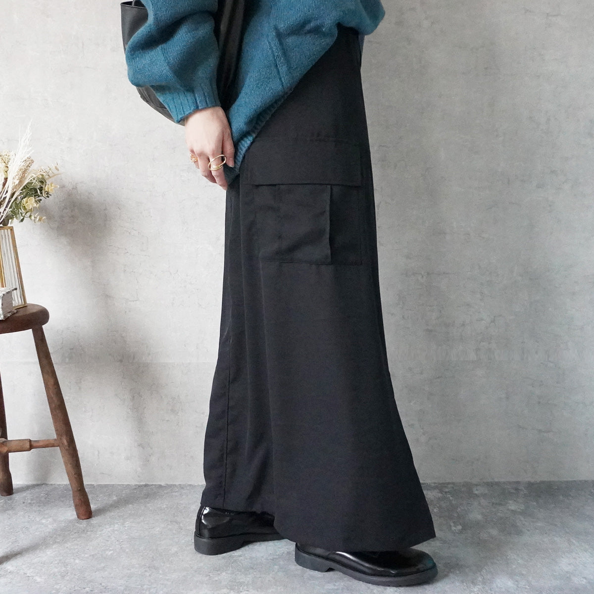 【先行予約】バックスカートカーゴワイドパンツ