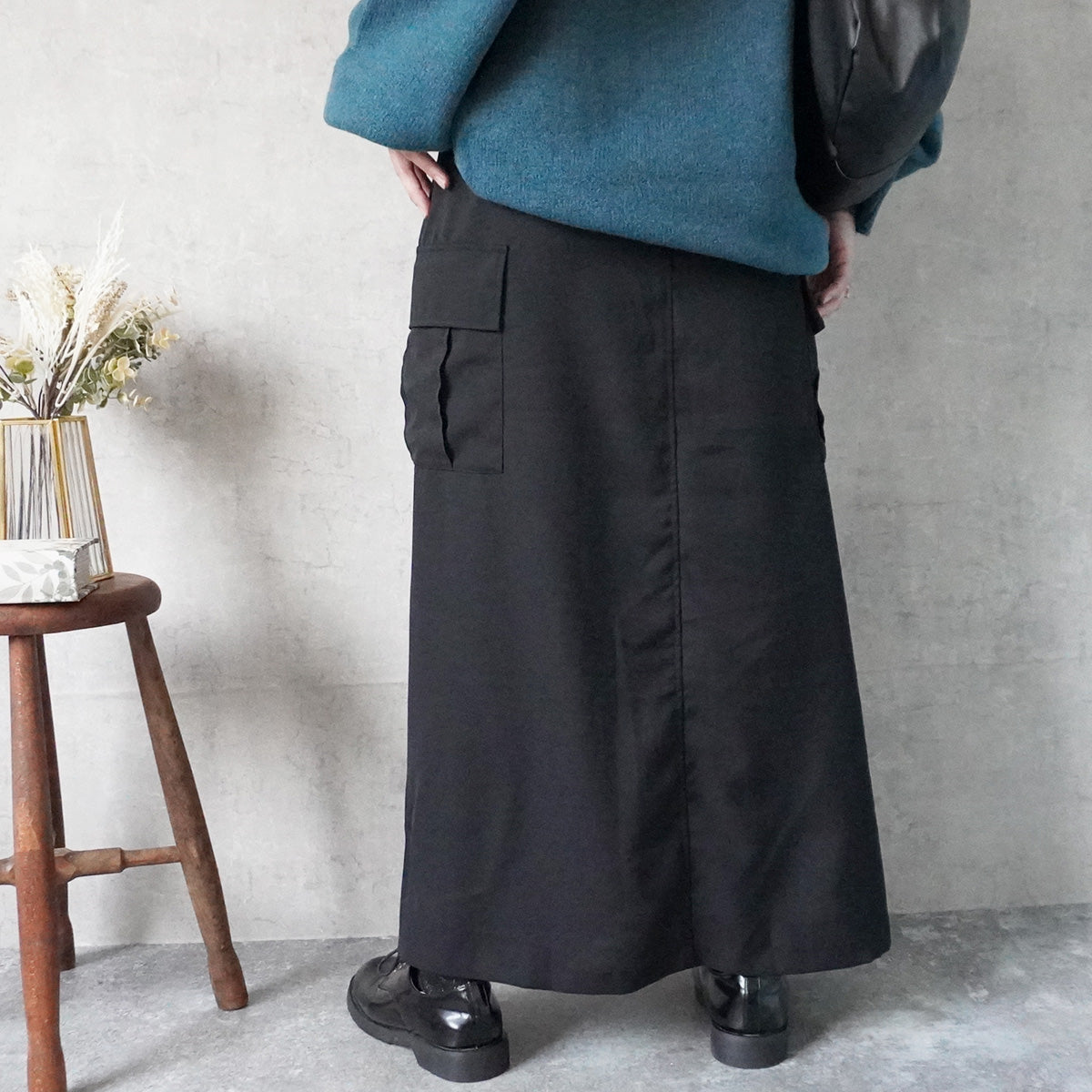 【先行予約】バックスカートカーゴワイドパンツ