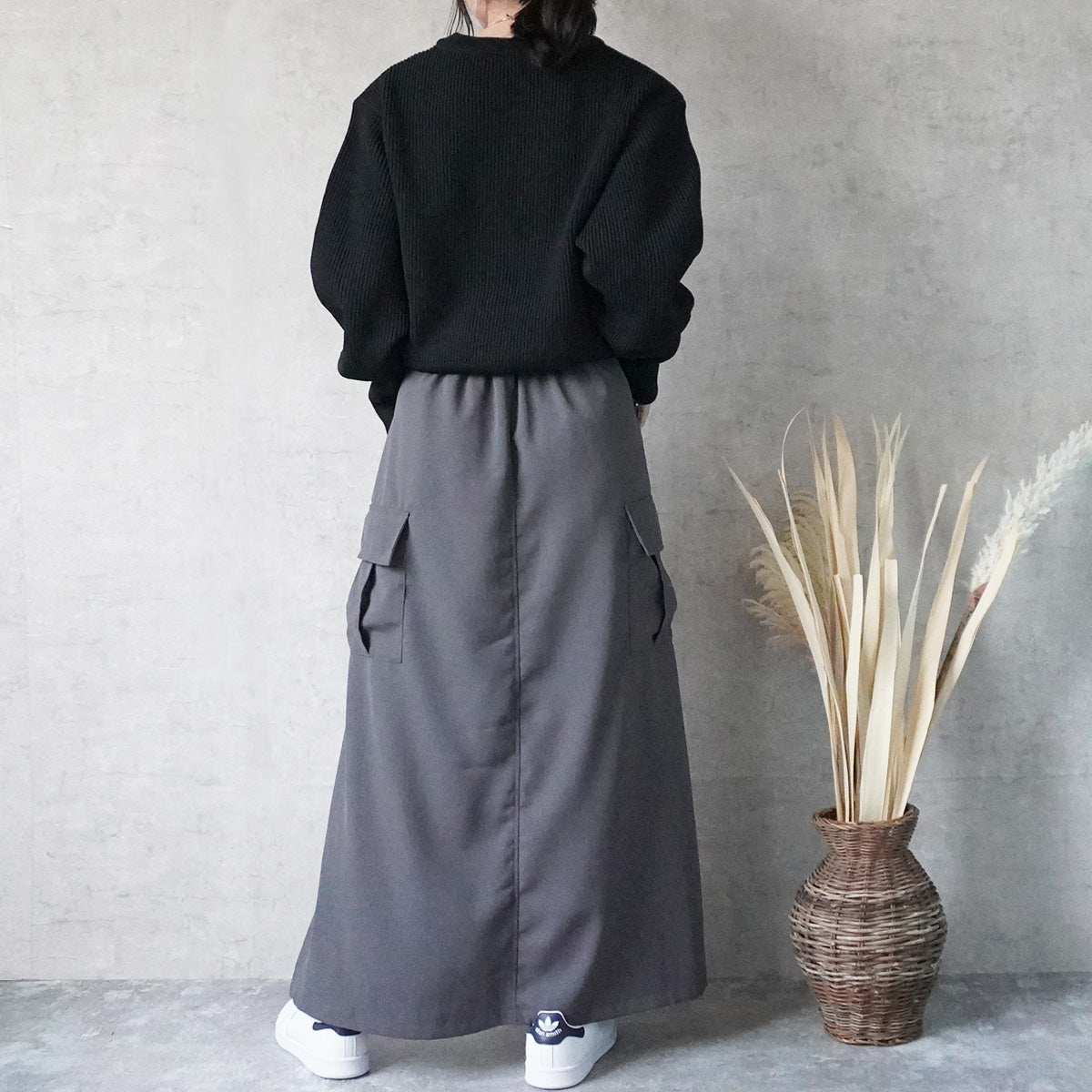 【先行予約】バックスカートカーゴワイドパンツ