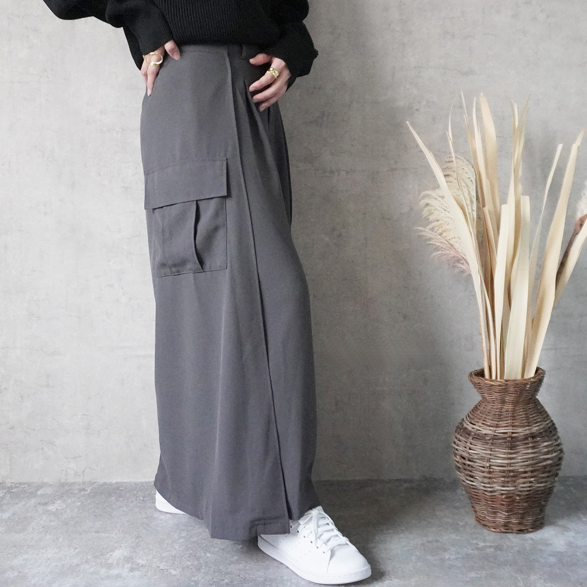 【先行予約】バックスカートカーゴワイドパンツ