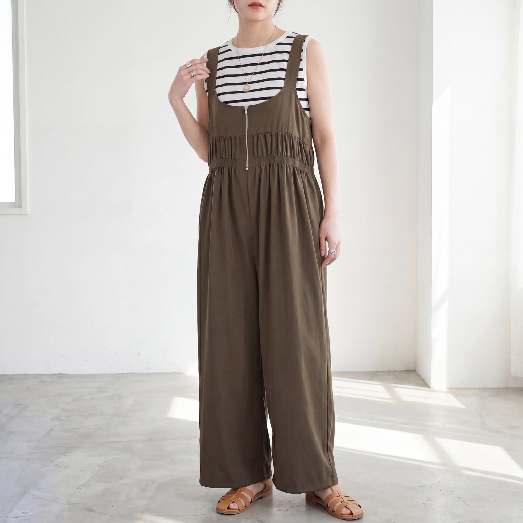 シャーリングサロペットパンツ/ セレクトリベリー – SELECT LEVERY