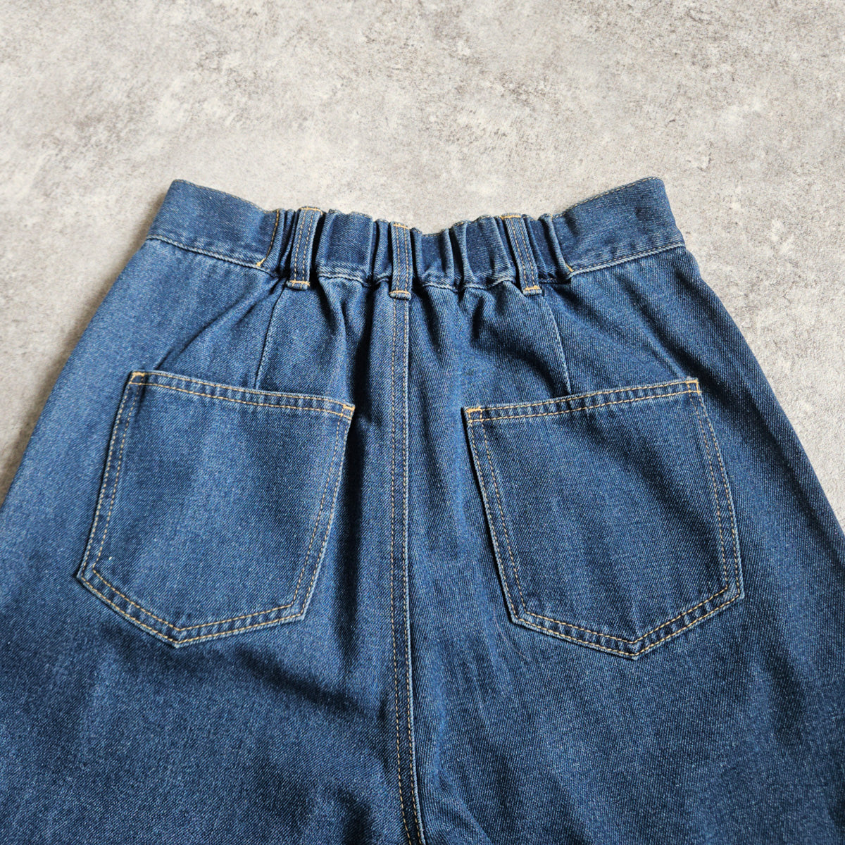 【先行予約】ハイウエストデニムタックワイドパンツ
