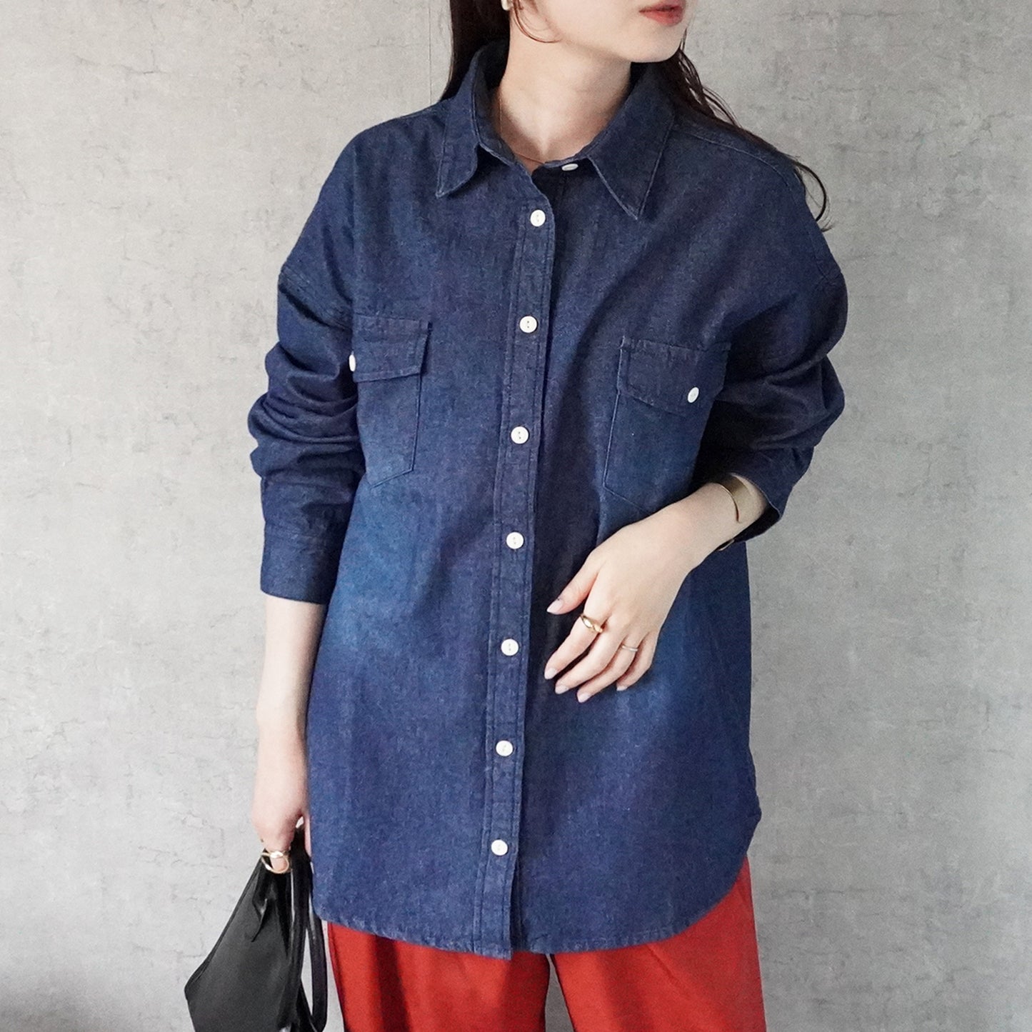 デニムオーバーシャツ