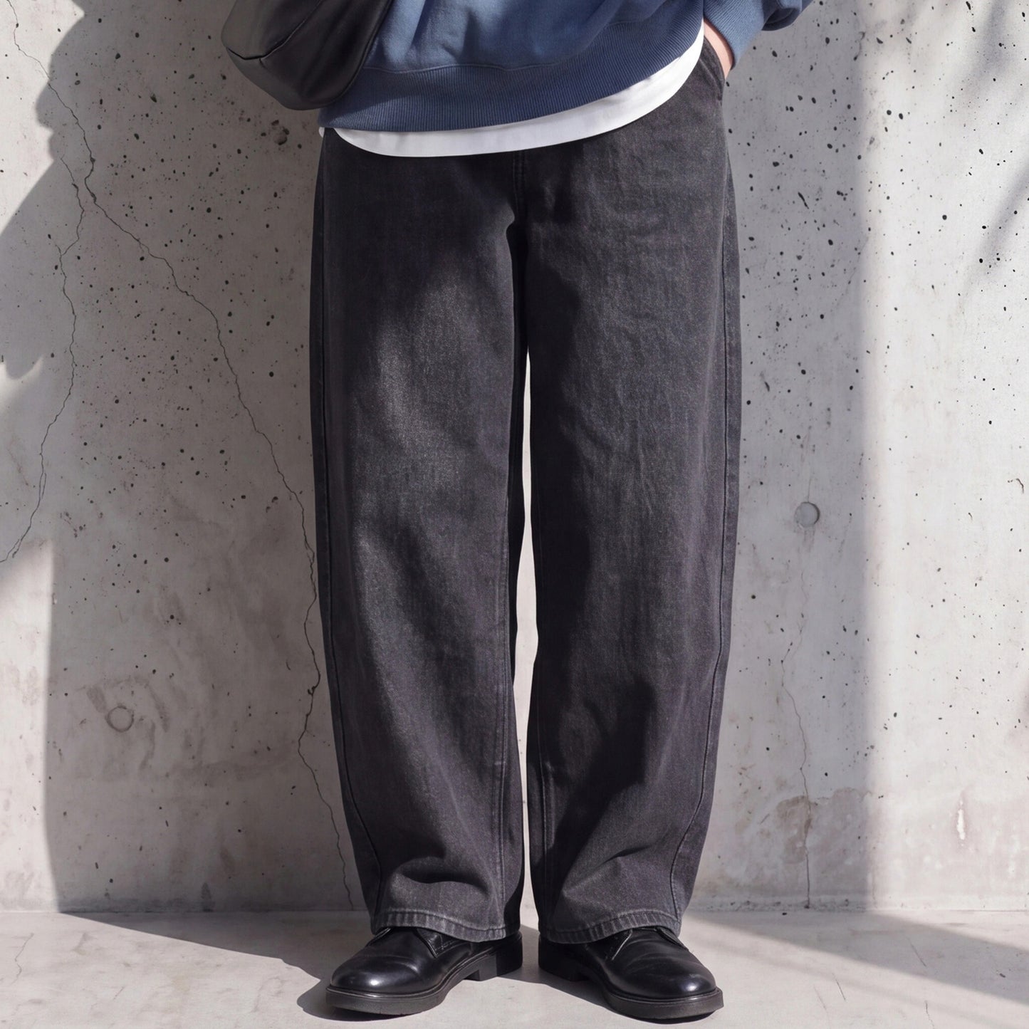 こなれソフトカーブデニムパンツ