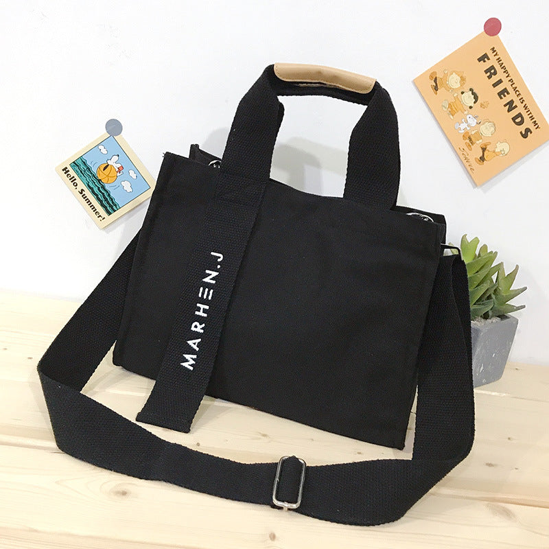 ロゴ キャンバス バッグ