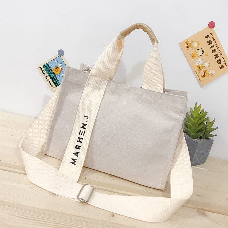ロゴ キャンバス バッグ