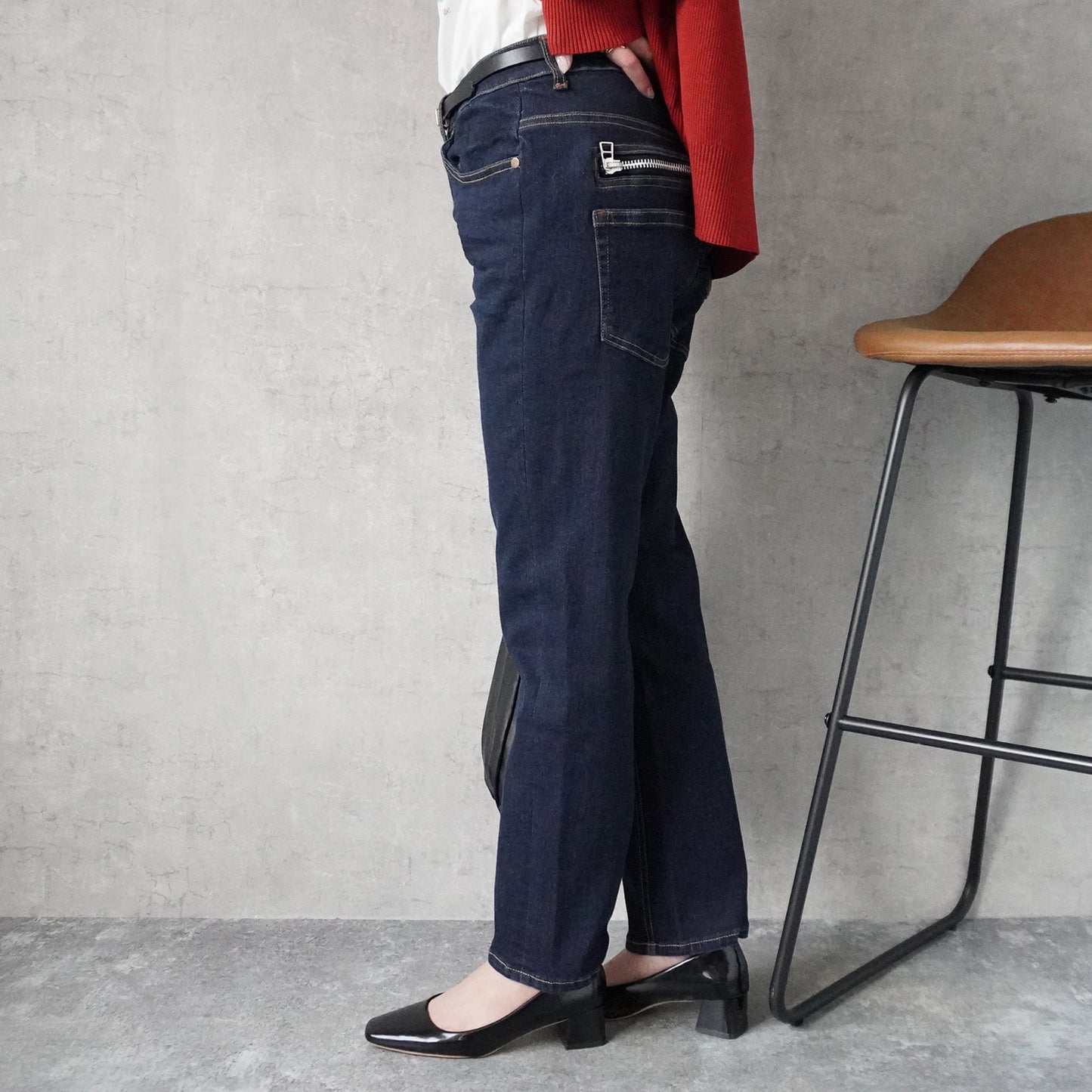 ボーイフレンド 激伸びデニム 股下72cm
