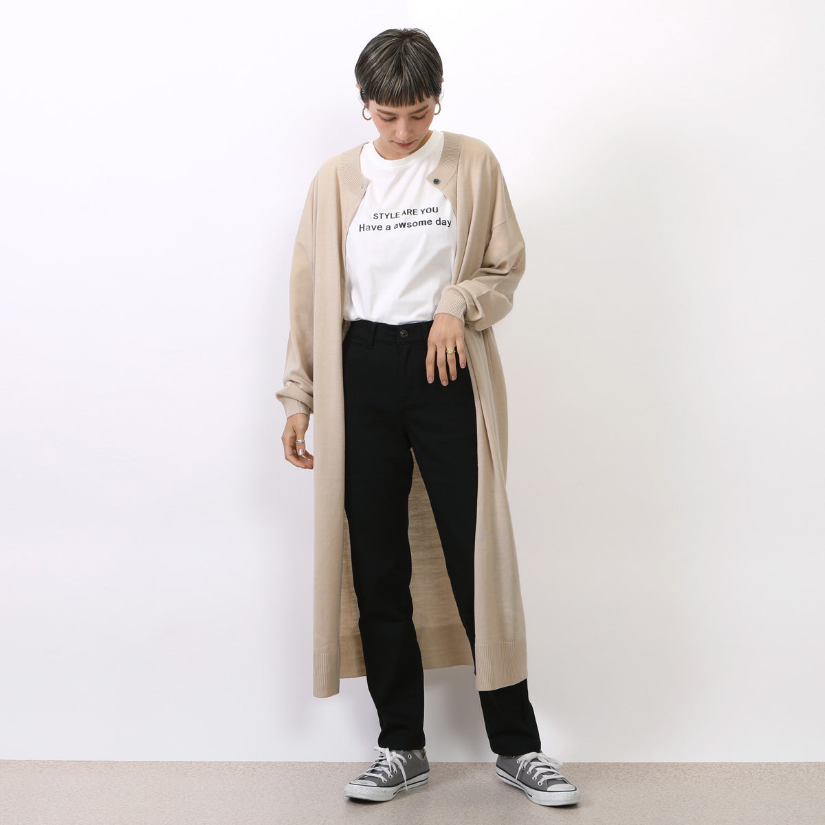 裏起毛ゆるフィット スキニー