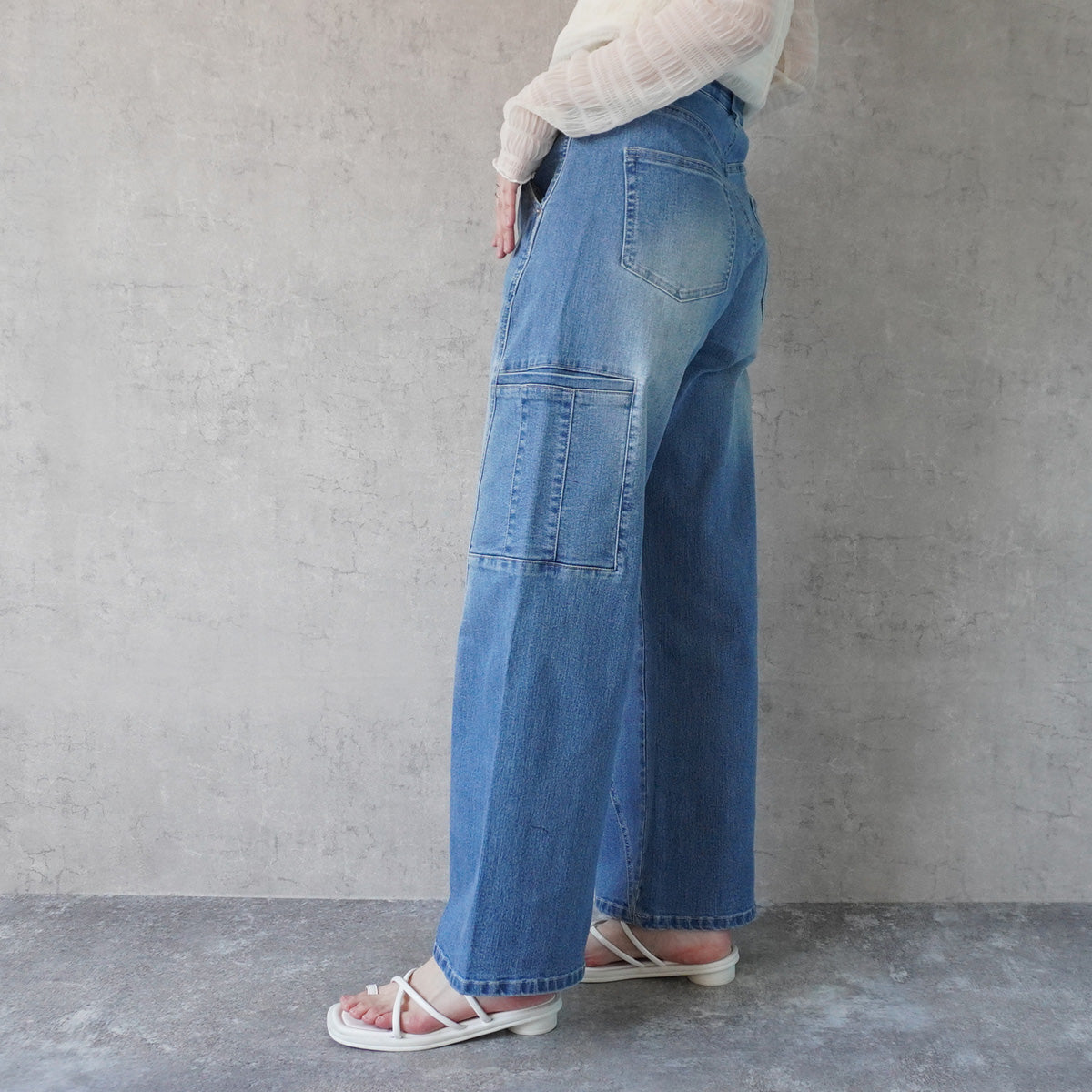 USAリサイクルコットンワイドパンツ