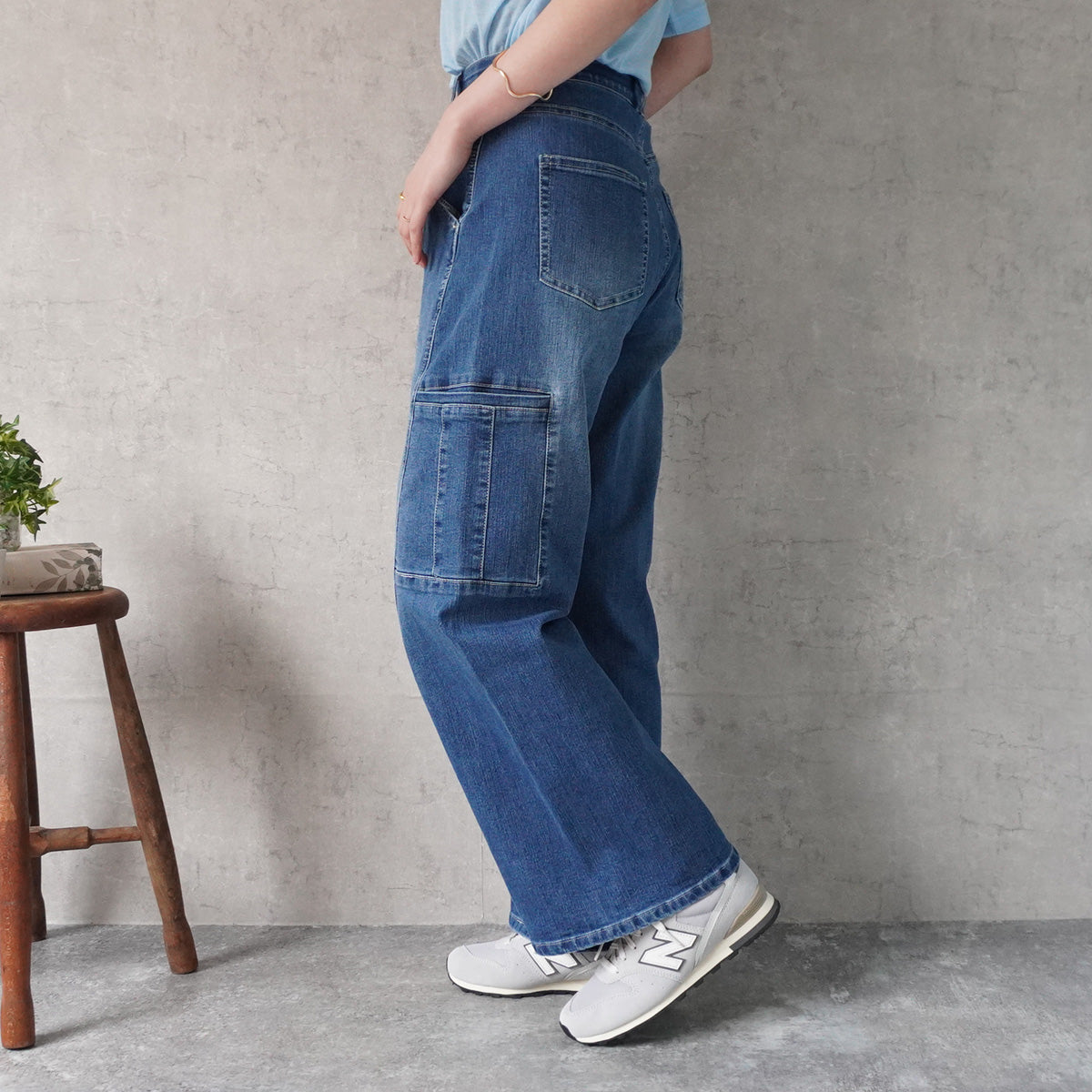 USAリサイクルコットンワイドパンツ