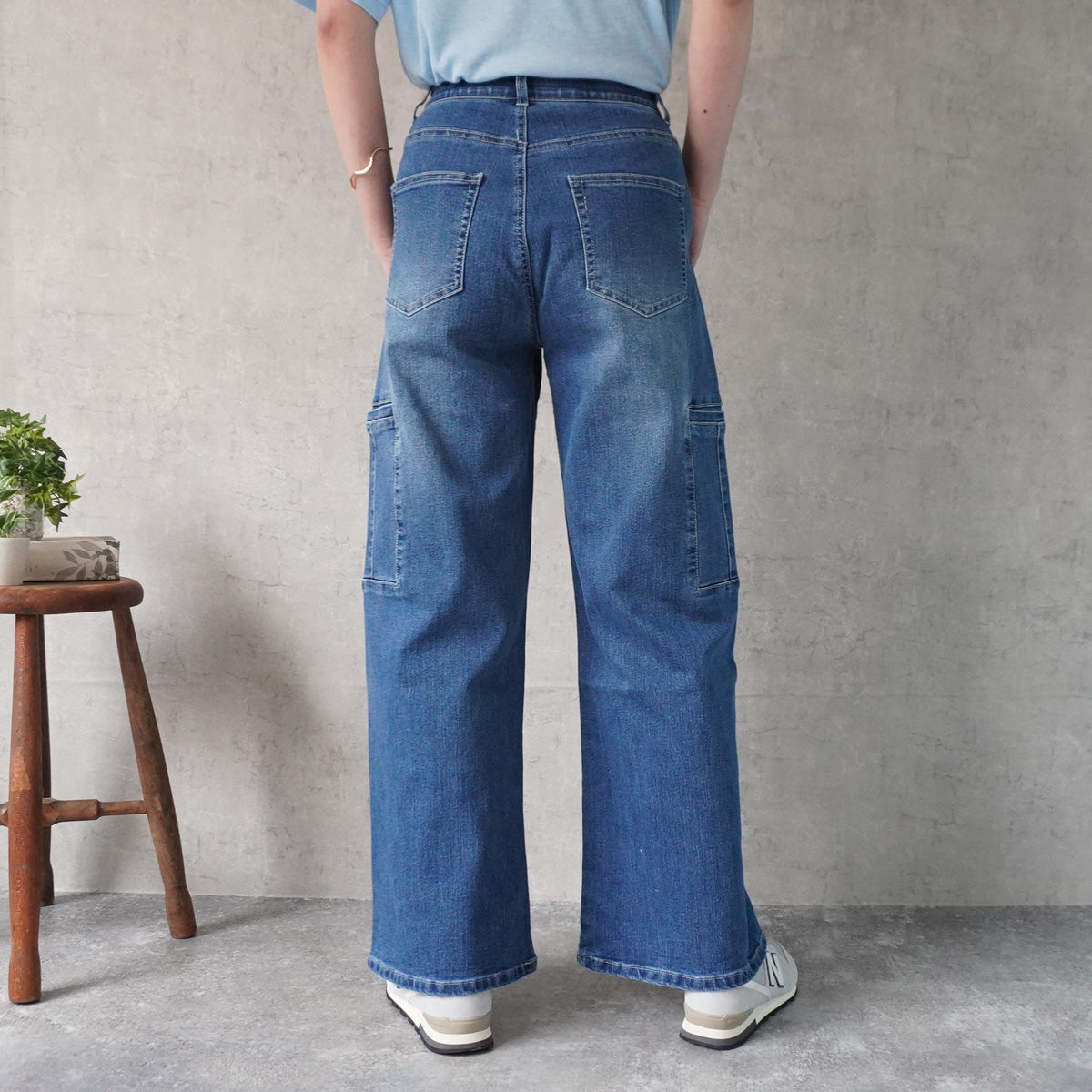 USAリサイクルコットンワイドパンツ