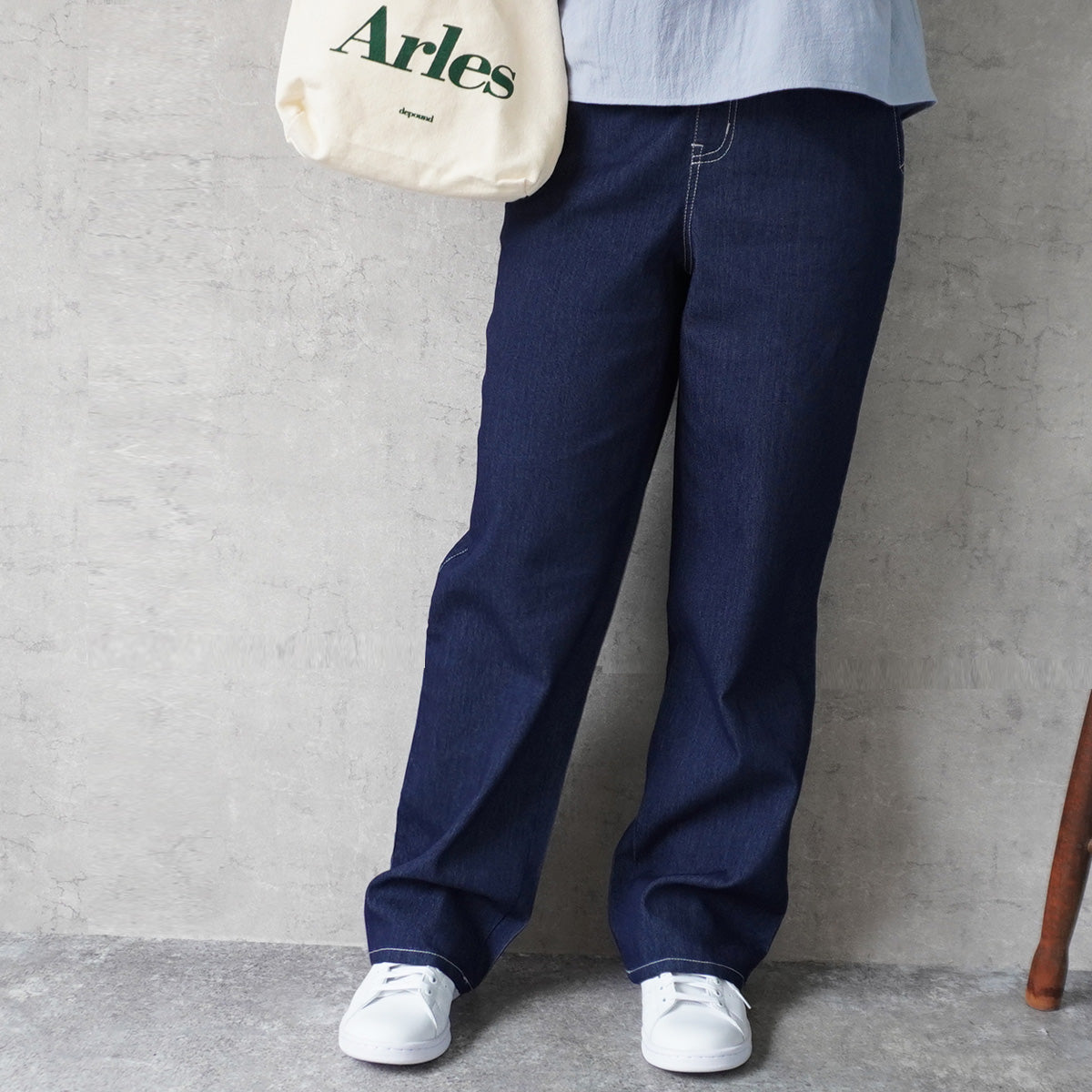 アイスメッシュイージーデニムパンツ