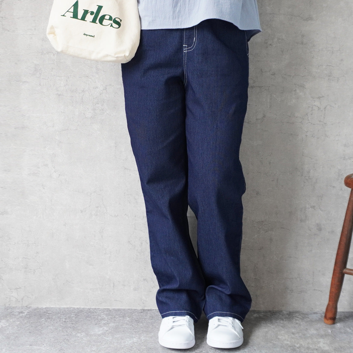 アイスメッシュイージーデニムパンツ