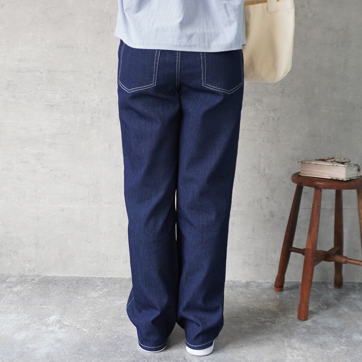 アイスメッシュイージーデニムパンツ
