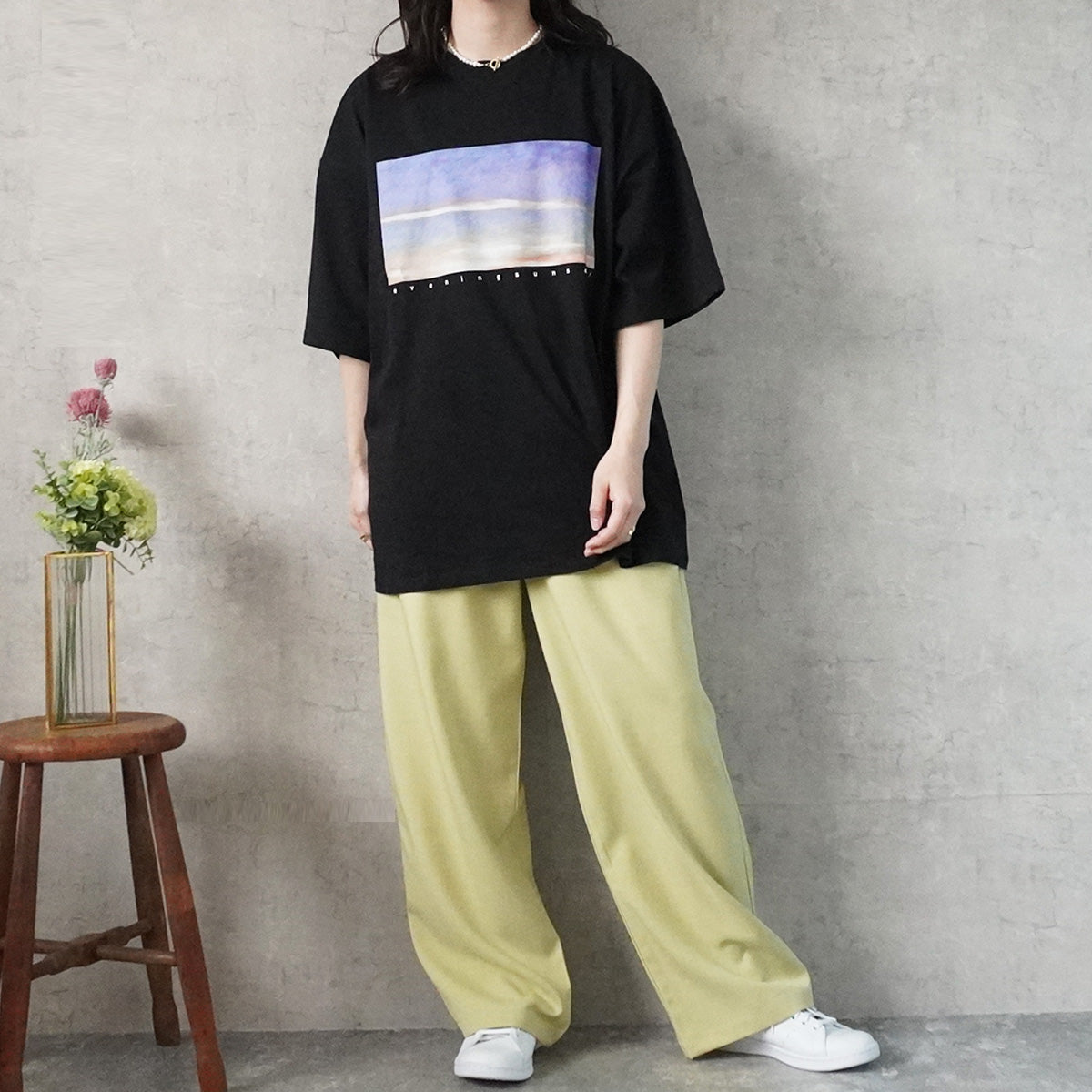 フォトプリントビッグTシャツ
