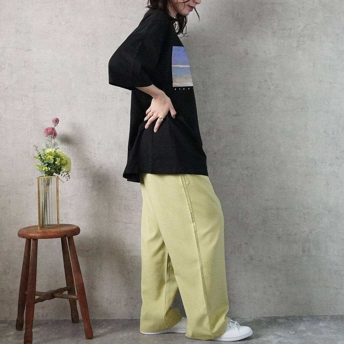 フォトプリントビッグTシャツ