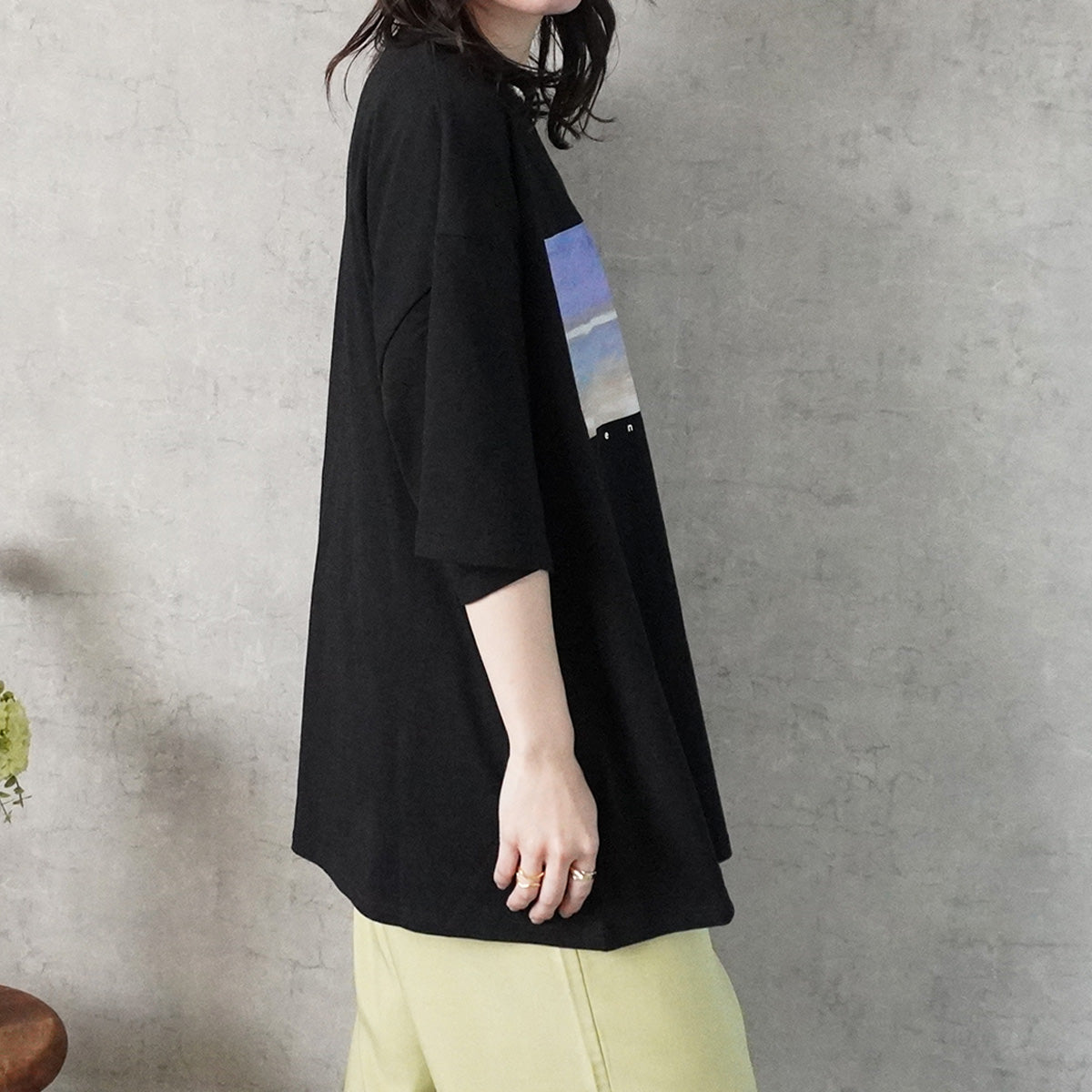 フォトプリントビッグTシャツ