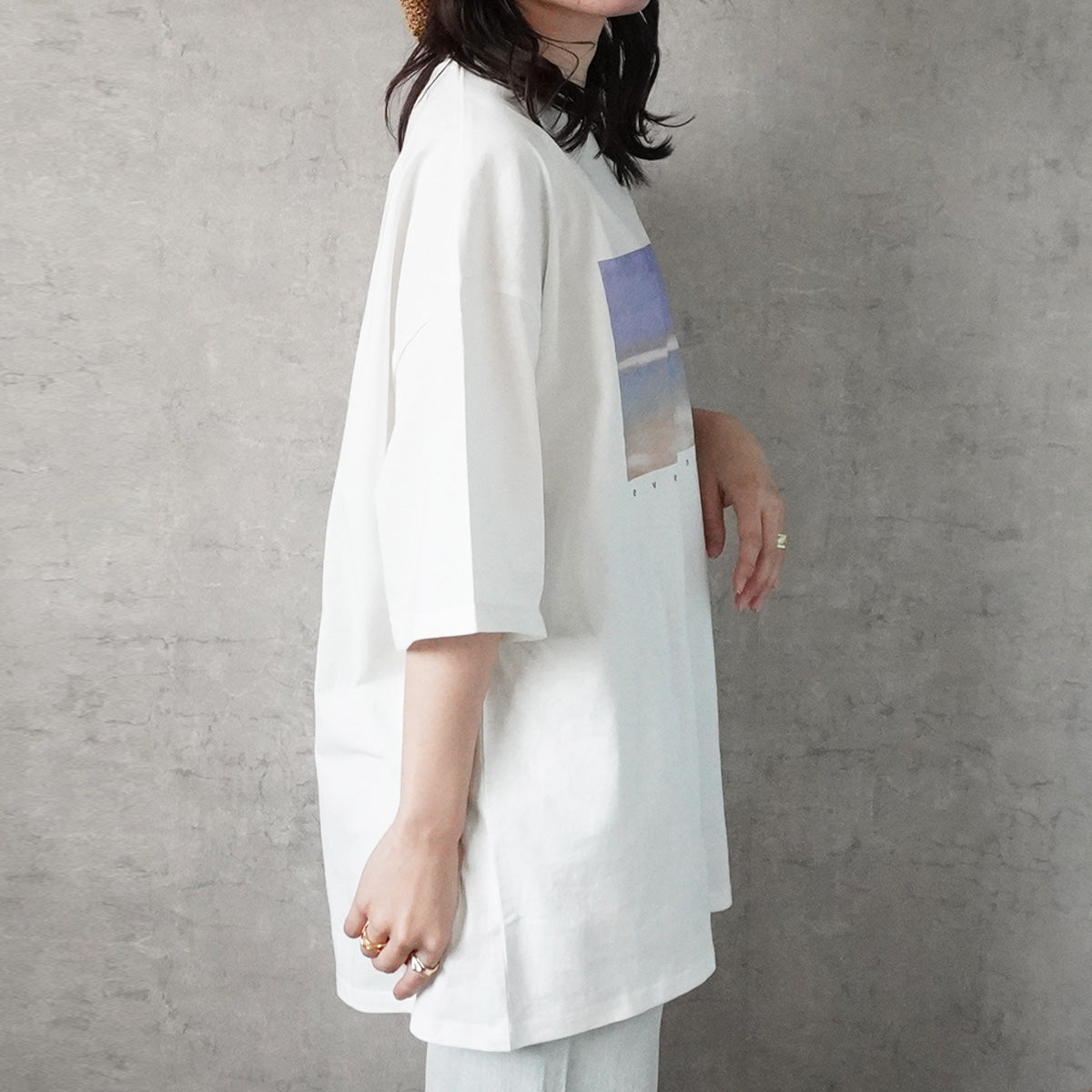 フォトプリントビッグTシャツ
