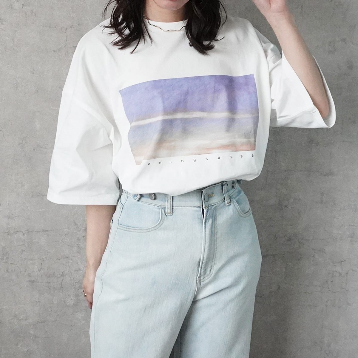 フォトプリントビッグTシャツ