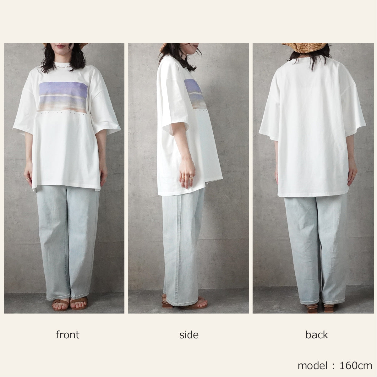 フォトプリントビッグTシャツ