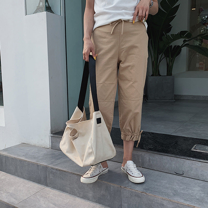 2WAY 帆布 ショルダーバッグ