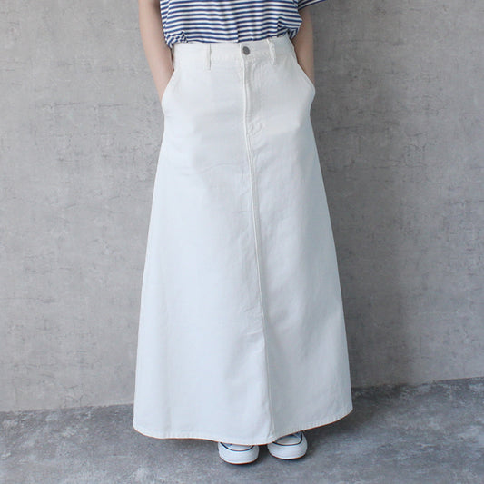 超ロングデニムスカート