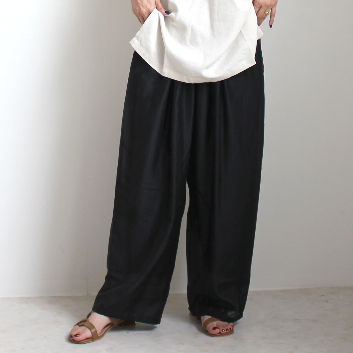 シアーカーブパンツ