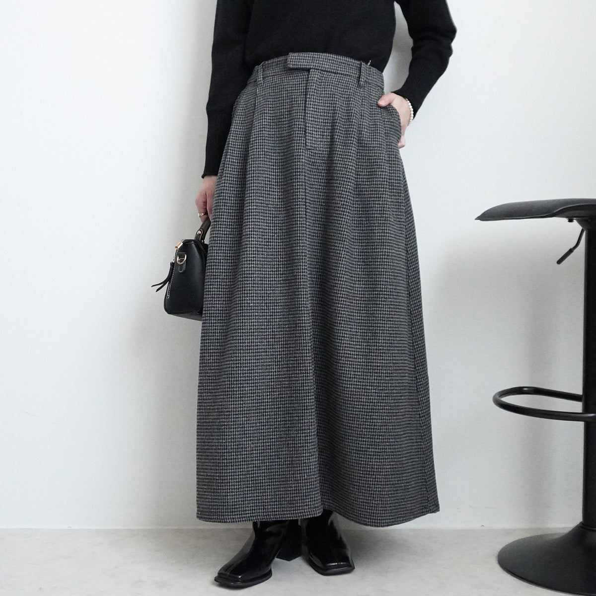 ライトメルトンロングスカート