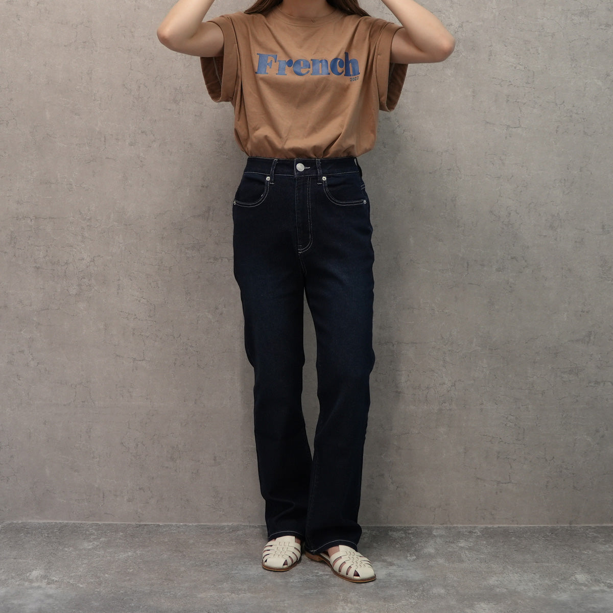 レーヨンストレッチデニム パンツ