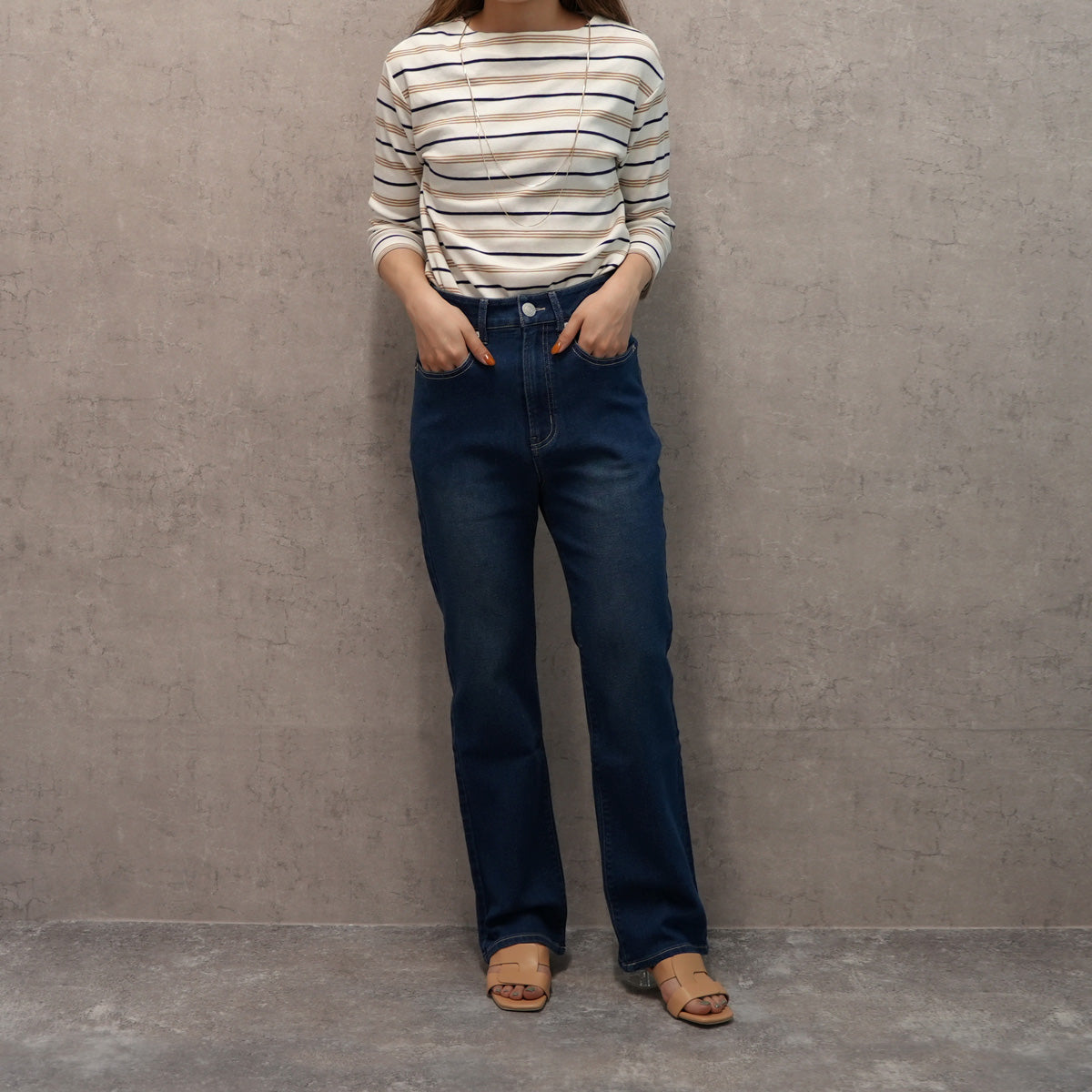 レーヨンストレッチデニム パンツ