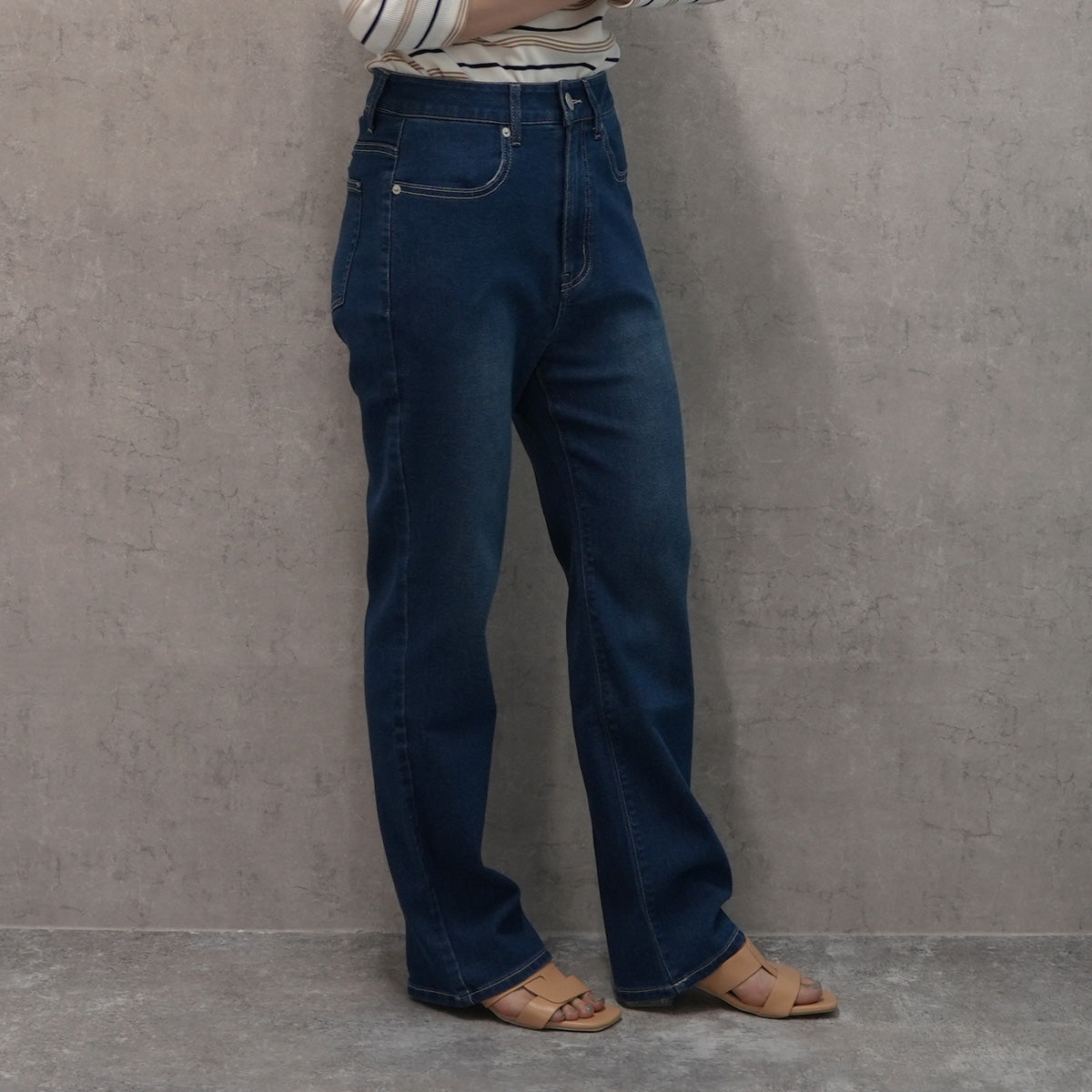 レーヨンストレッチデニム パンツ