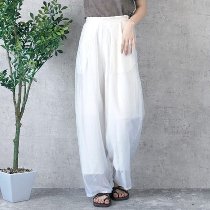 シアーカーブパンツ