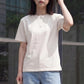 接触冷感ロゴ刺繍ドルマンスリーブTシャツ
