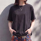 接触冷感ロゴ刺繍ドルマンスリーブTシャツ