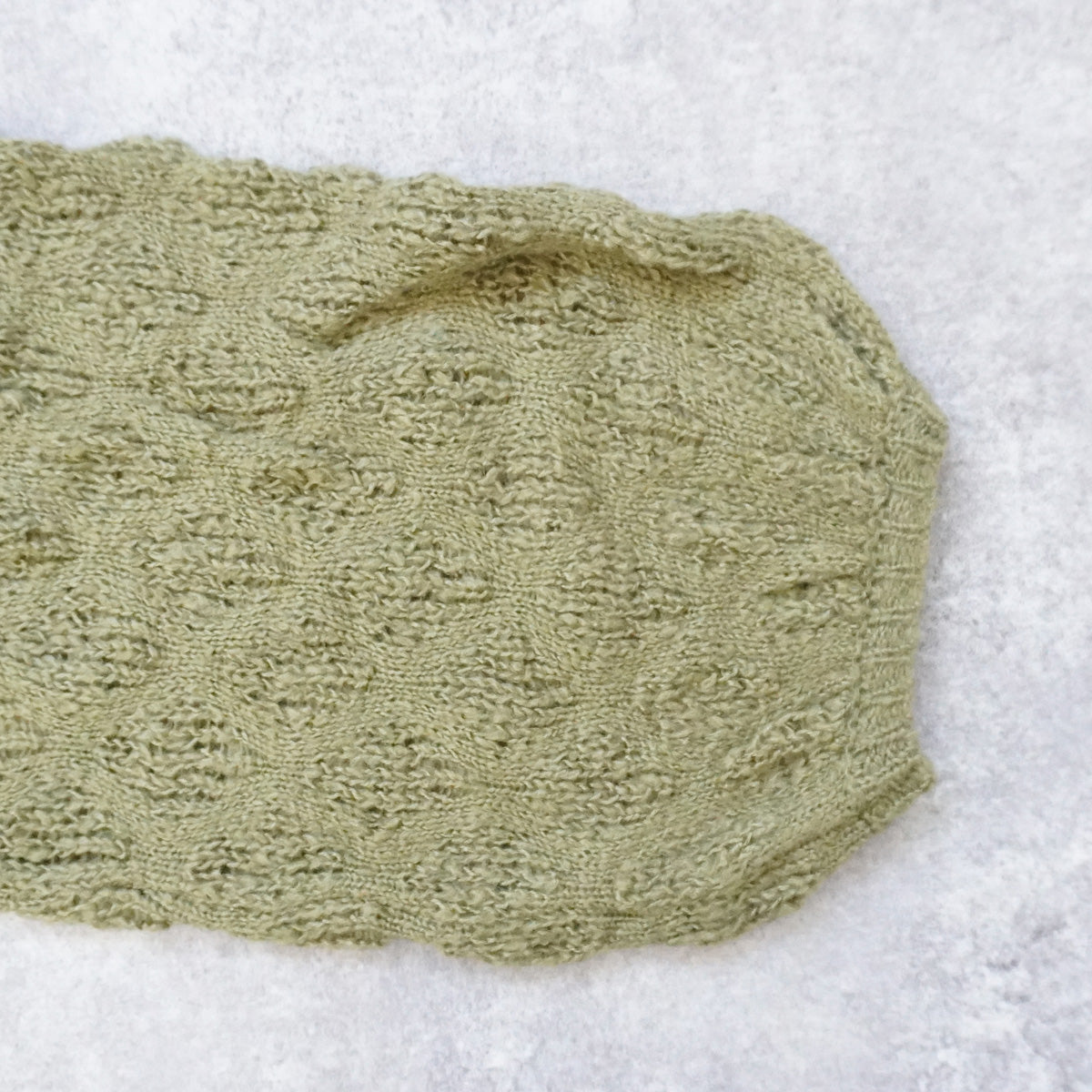 モコモコ編みニットプルオーバー