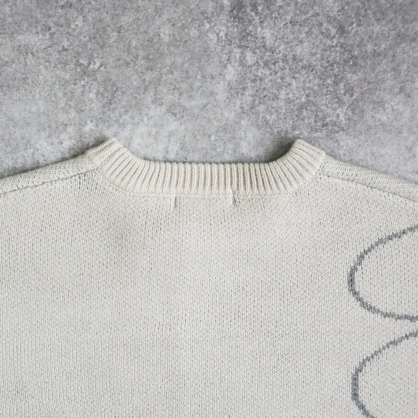 フラワージャガードニットプルオーバー