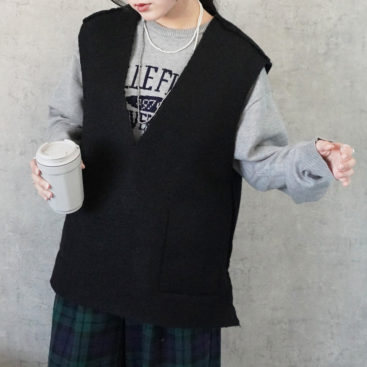2WAYリバーシブルボアベスト