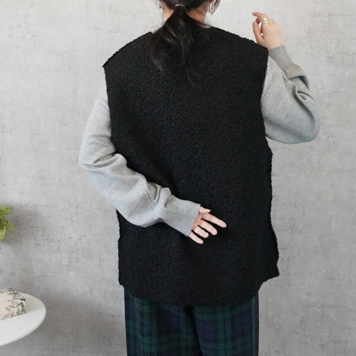 2WAYリバーシブルボアベスト